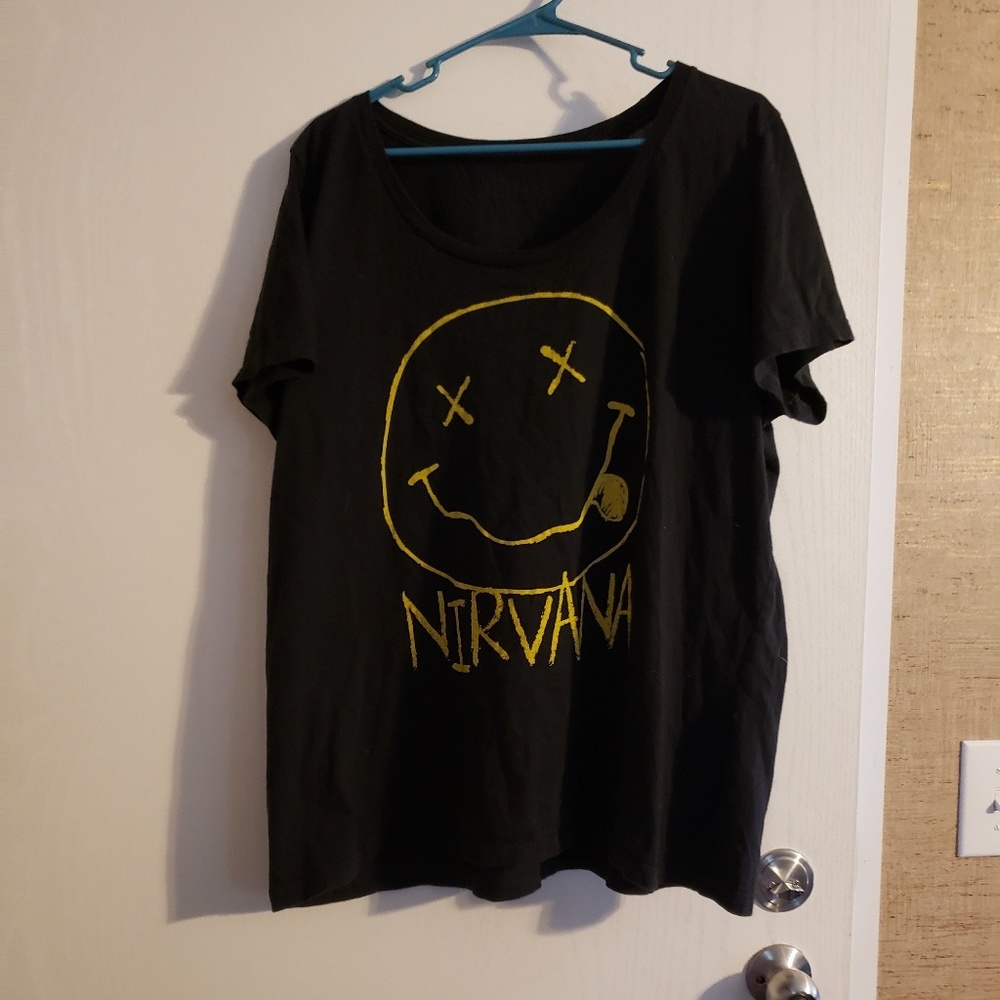 Junior's Plus Nirvana T-shirt
